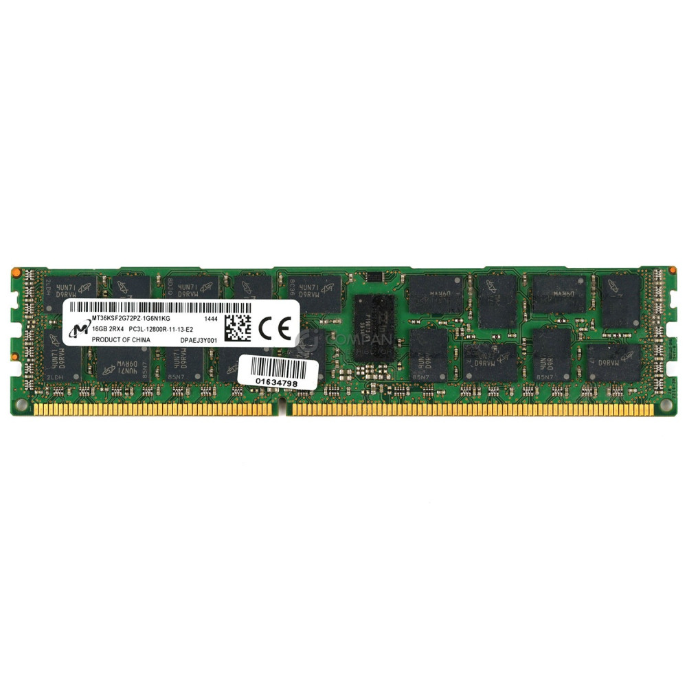 MT36KSF2G72PZ-1G6N1 MICRON MEMORY 16GB 2RX4 PC3L12800R 1600MHZ MT36KSF2G72PZ-1G6N1 - -